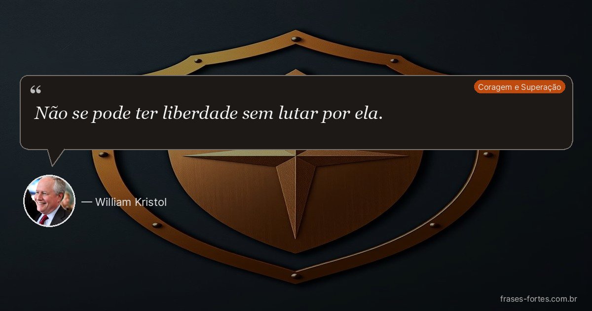 Frase de William Kristol