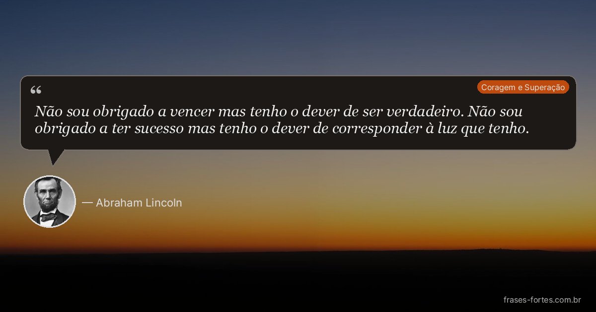 Frase de Abraham Lincoln