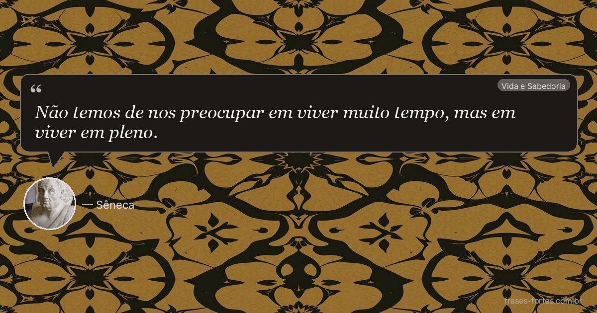 Frase de Sêneca
