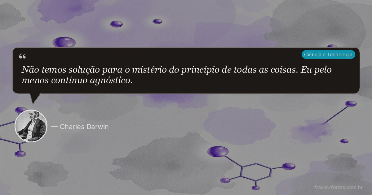 Frase de Charles Darwin