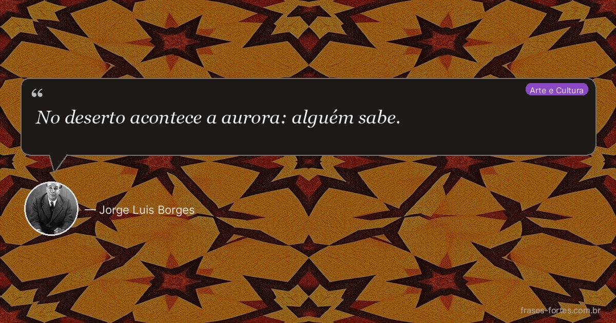 Frase de Jorge Luis Borges