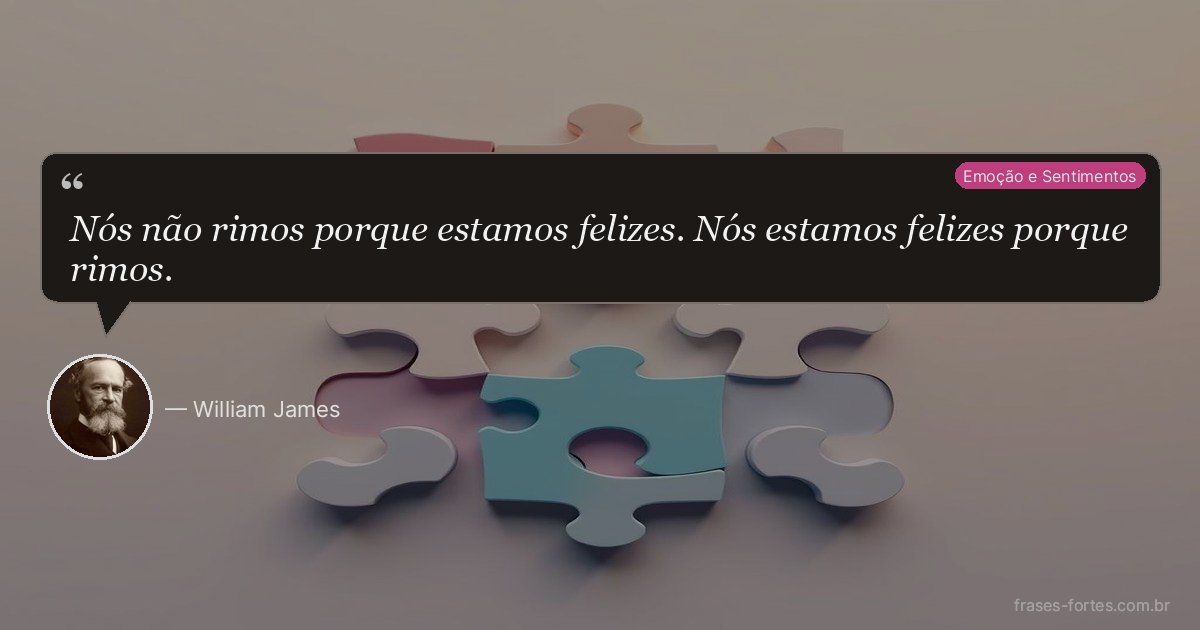 Frase de William James
