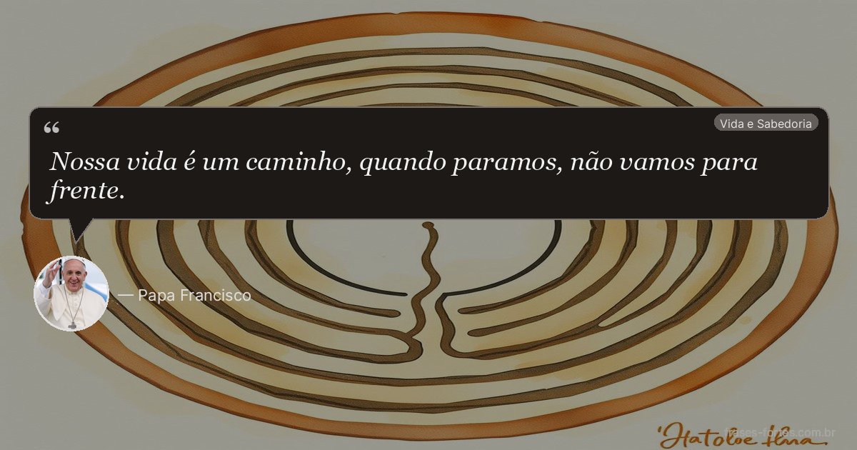 Frase de Papa Francisco