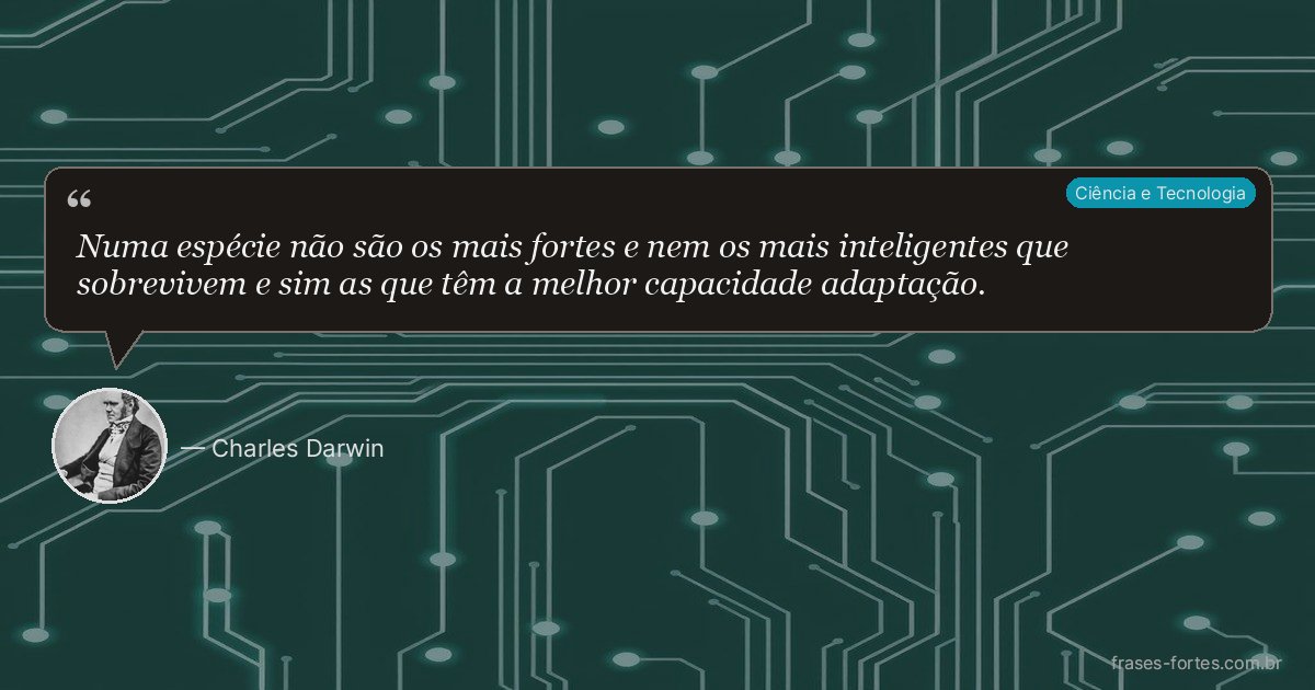Frase de Charles Darwin