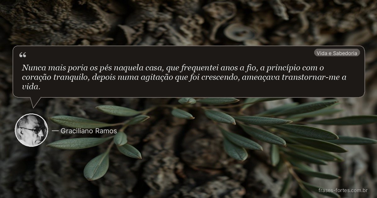 Frase de Graciliano Ramos