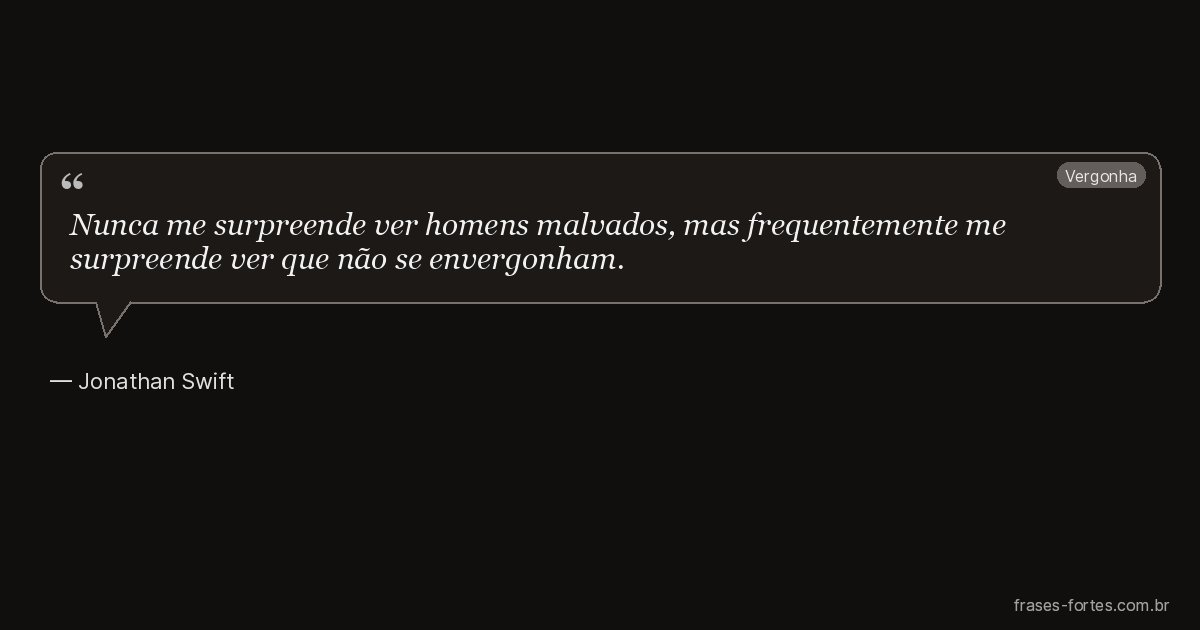 Frase de Jonathan Swift
