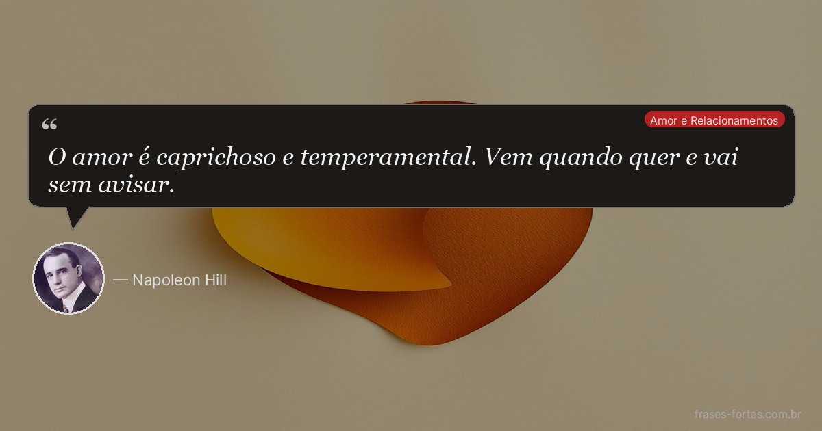 Frase de Napoleon Hill