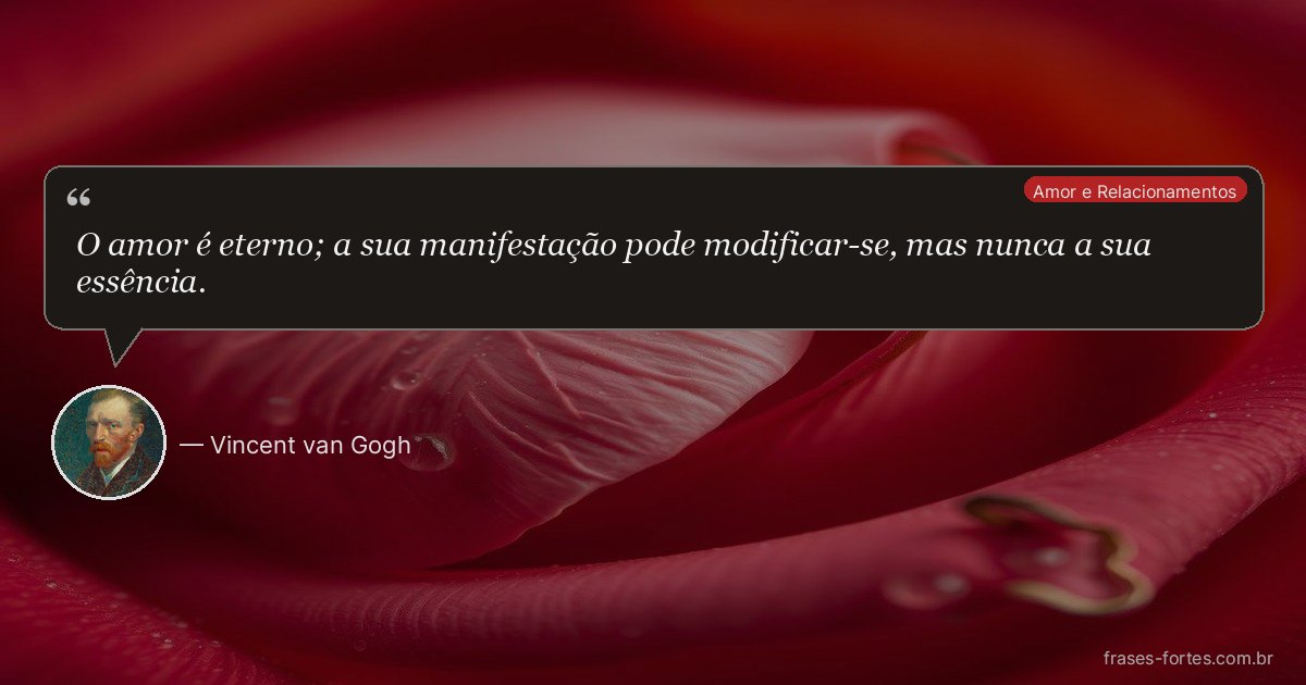 Frase de Vincent van Gogh