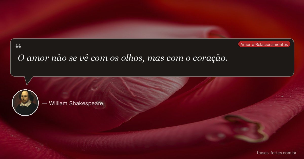 Frase de William Shakespeare