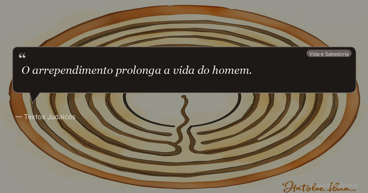 Frase de Textos Judaicos