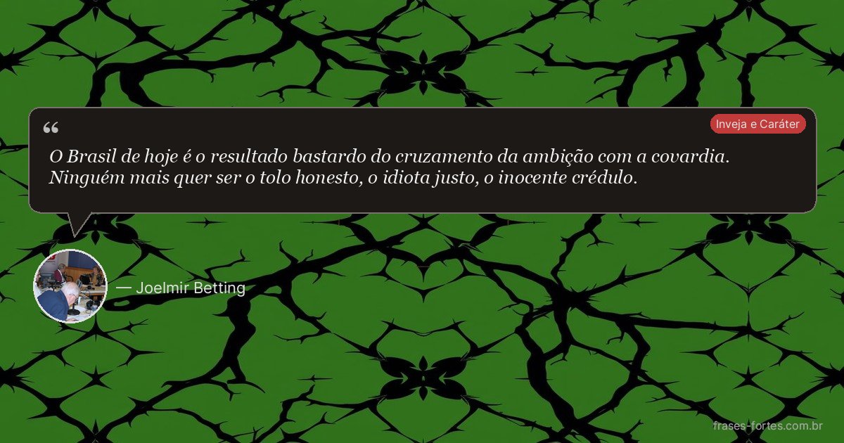 Frase de Joelmir Betting