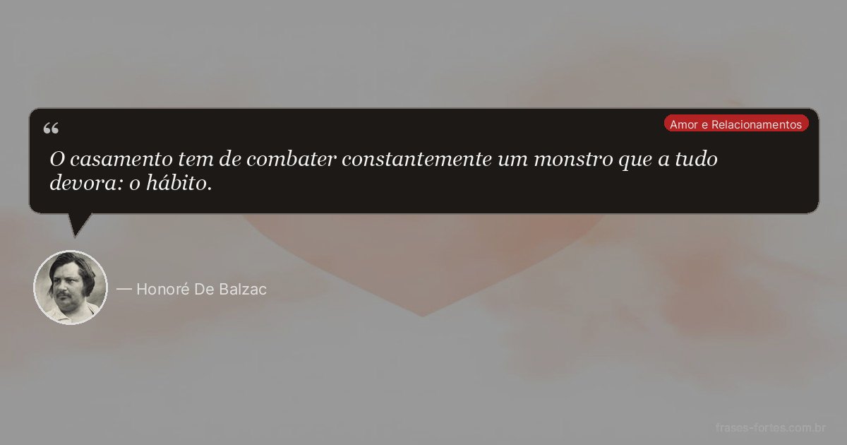 Frase de Honoré De Balzac