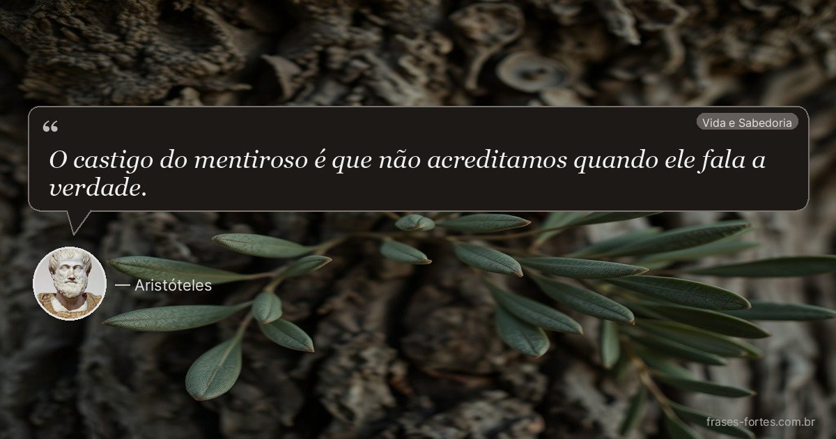 Frase de Aristóteles