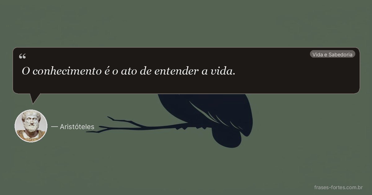 Frase de Aristóteles