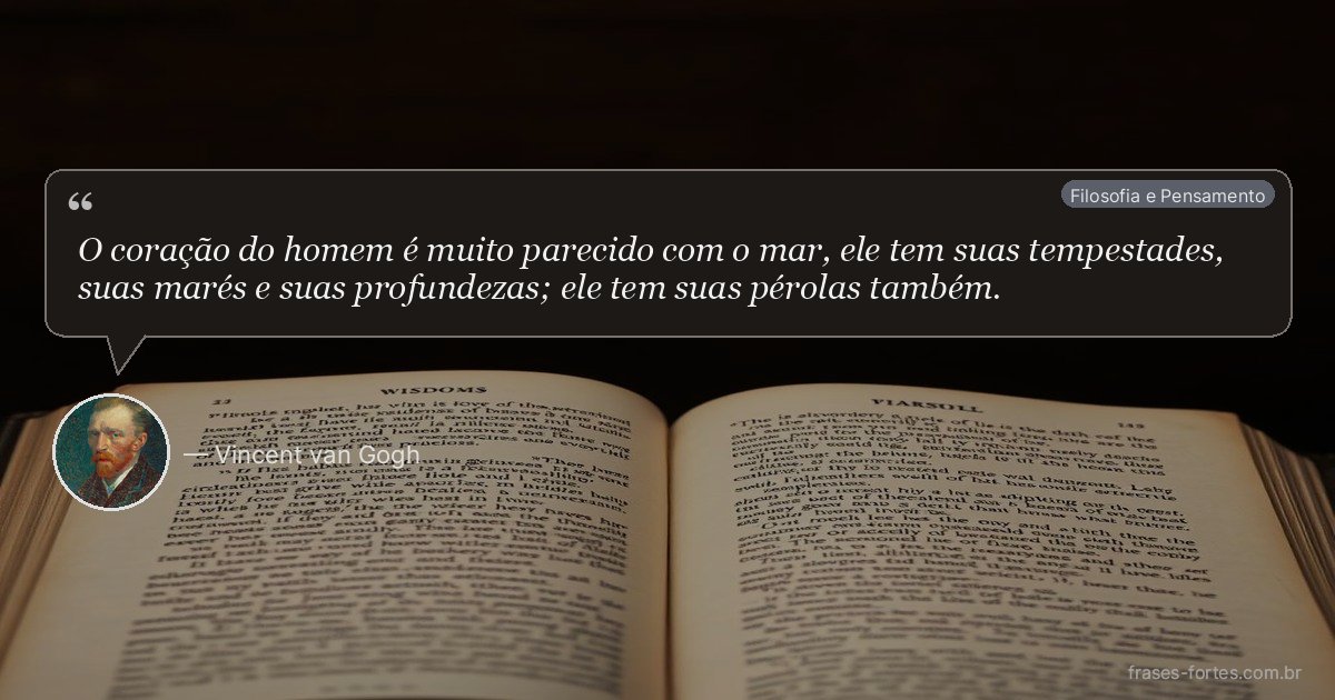 Frase de Vincent van Gogh