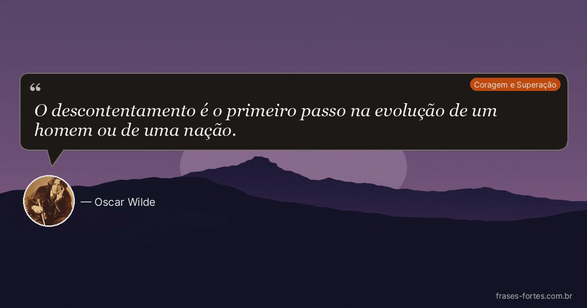 Frase de Oscar Wilde