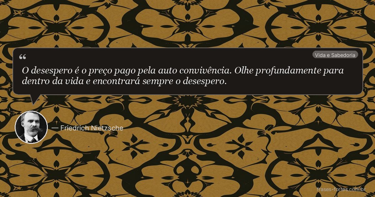 Frase de Friedrich Nietzsche