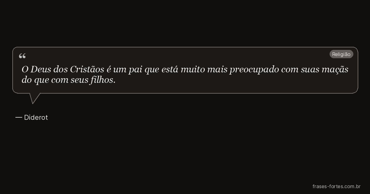 Frase de Diderot