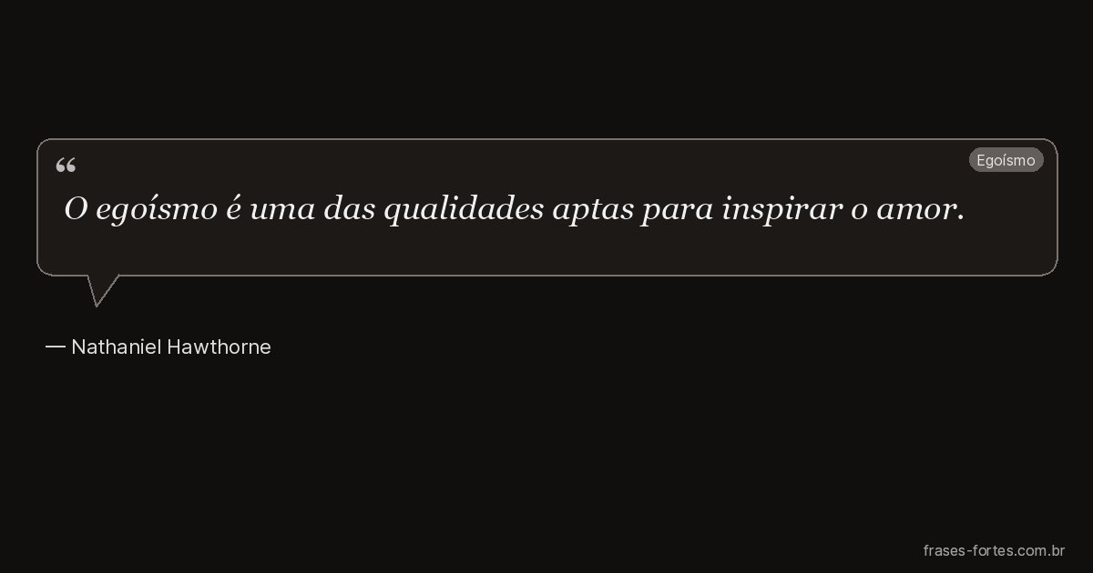 Frase de Nathaniel Hawthorne