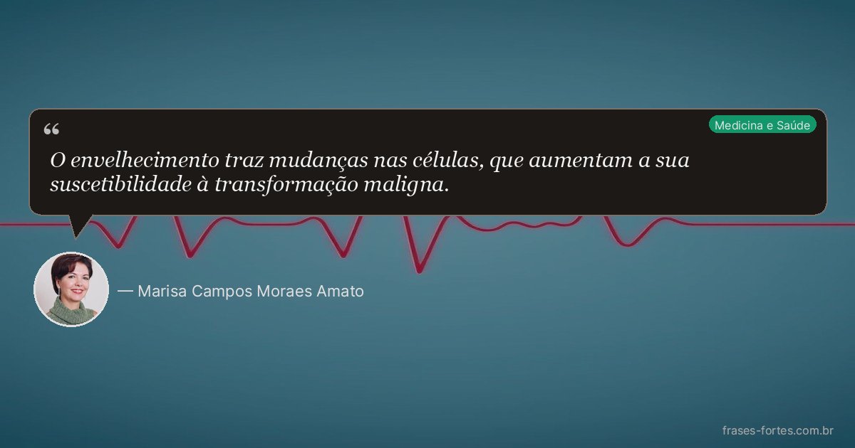 Frase de Marisa Campos Moraes Amato