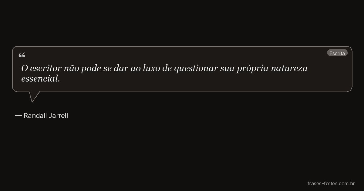 Frase de Randall Jarrell