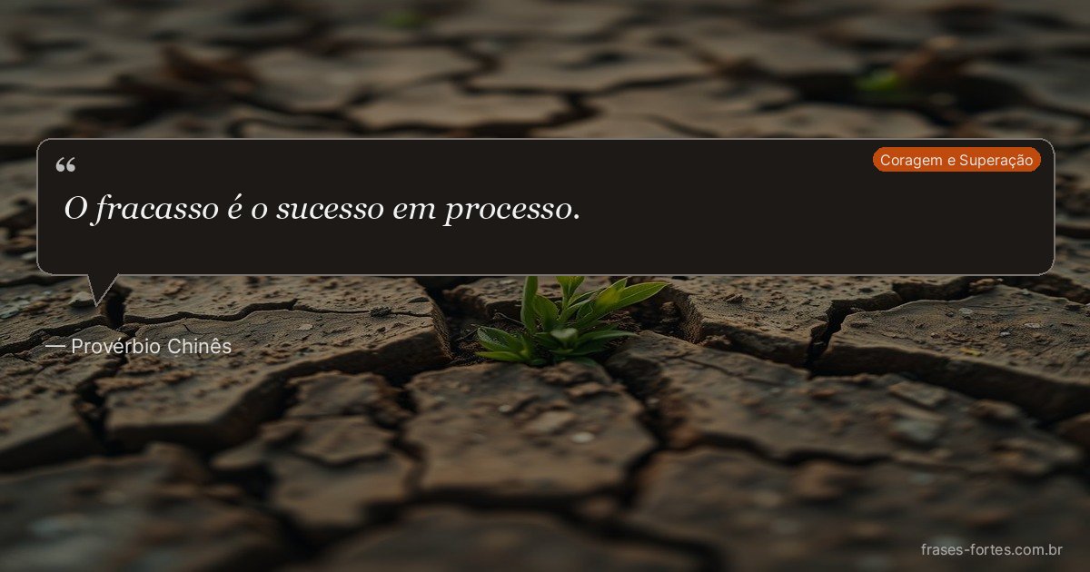 Frase de Provérbio Chinês
