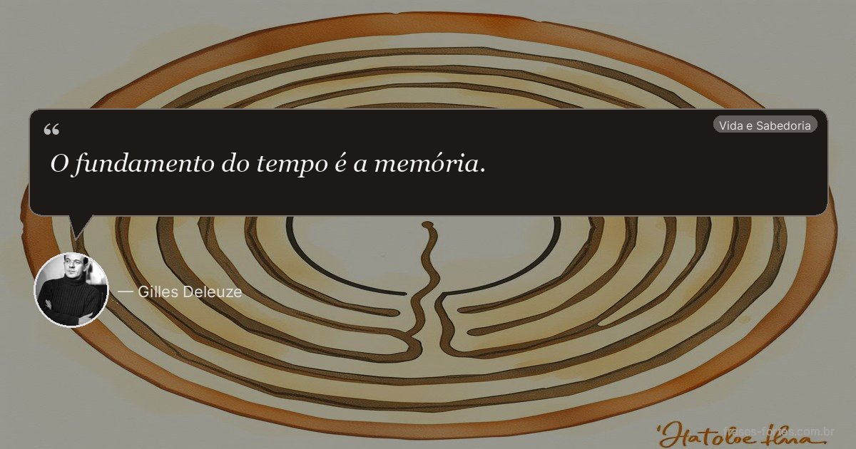 Frase de Gilles Deleuze