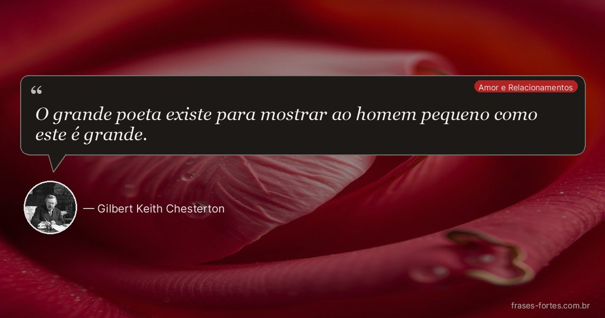 Frase de Gilbert Keith Chesterton