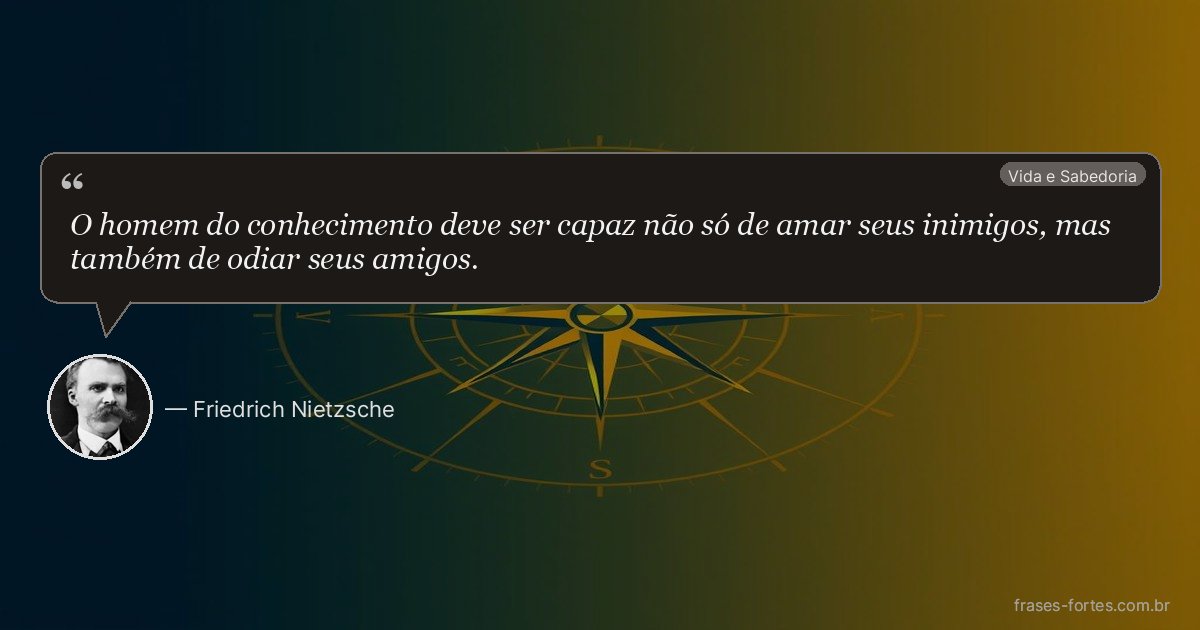 Frase de Friedrich Nietzsche