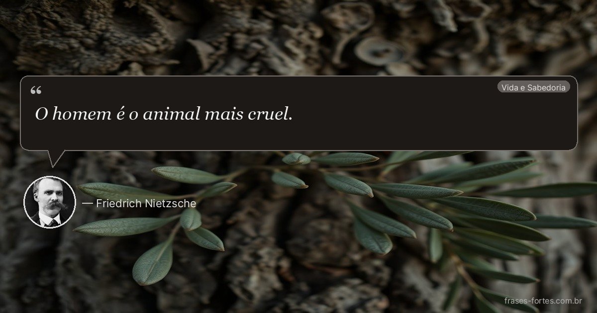 Frase de Friedrich Nietzsche