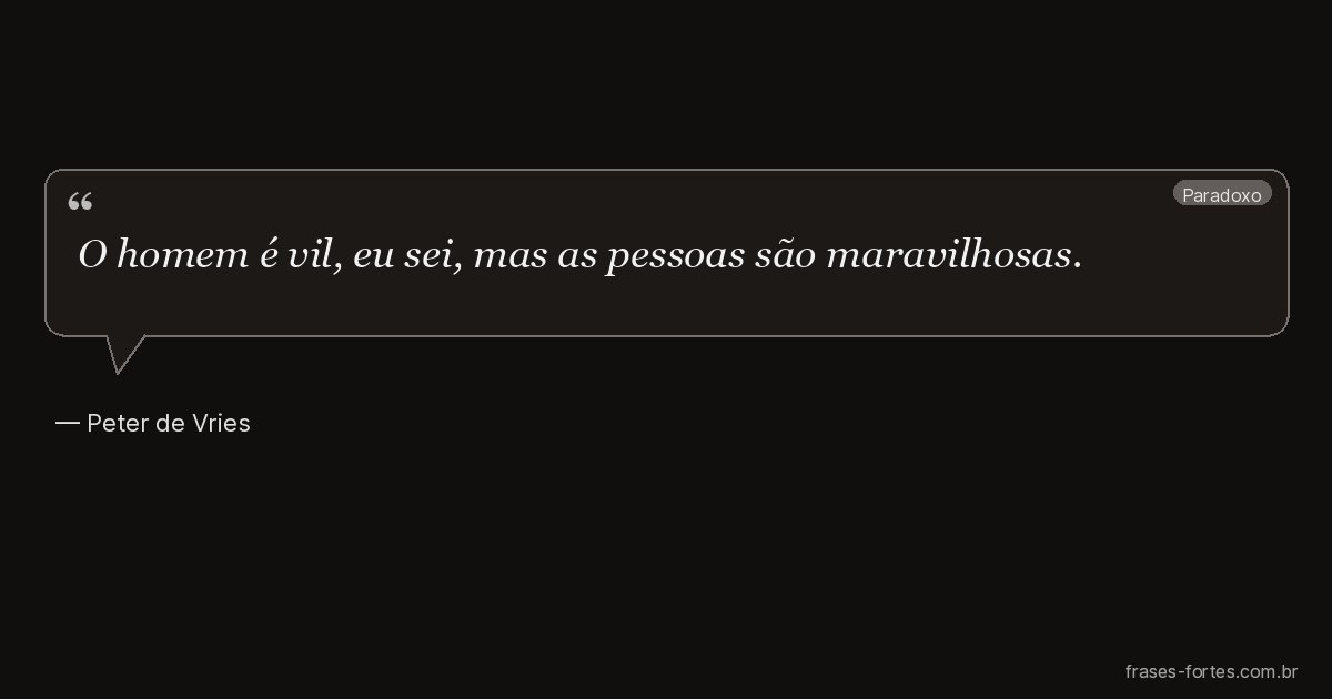 Frase de Peter de Vries