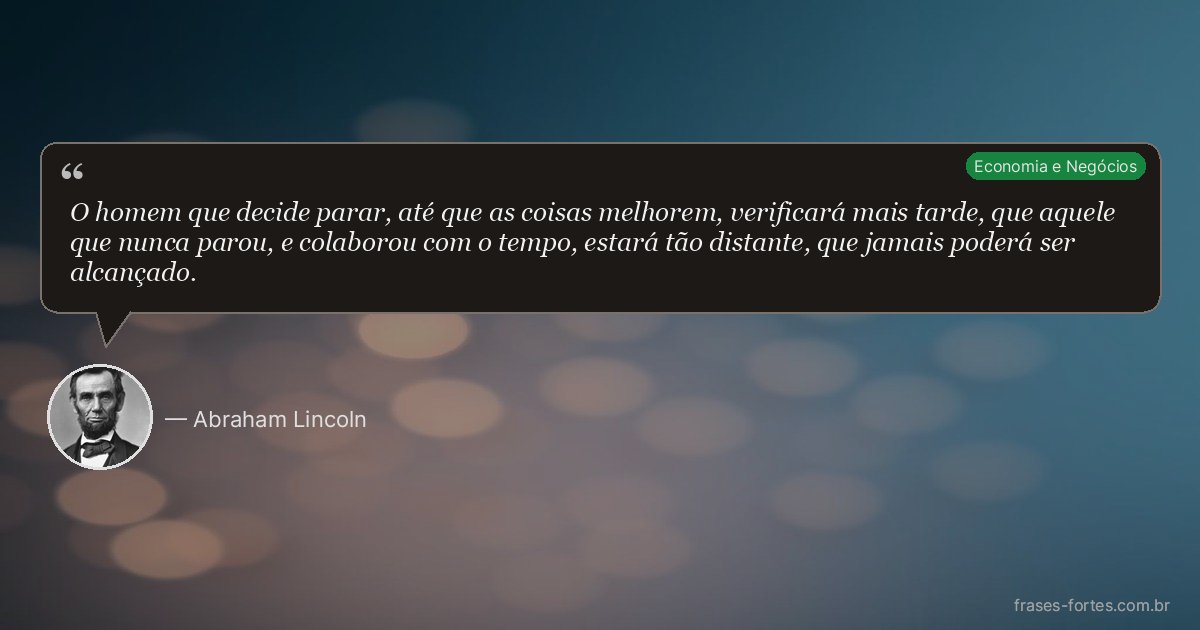 Frase de Abraham Lincoln