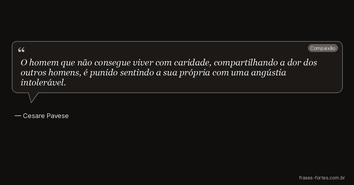 Frase de Cesare Pavese