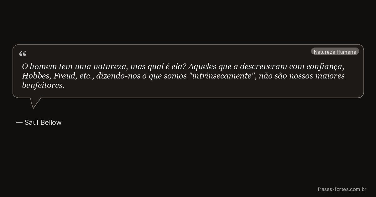 Frase de Saul Bellow
