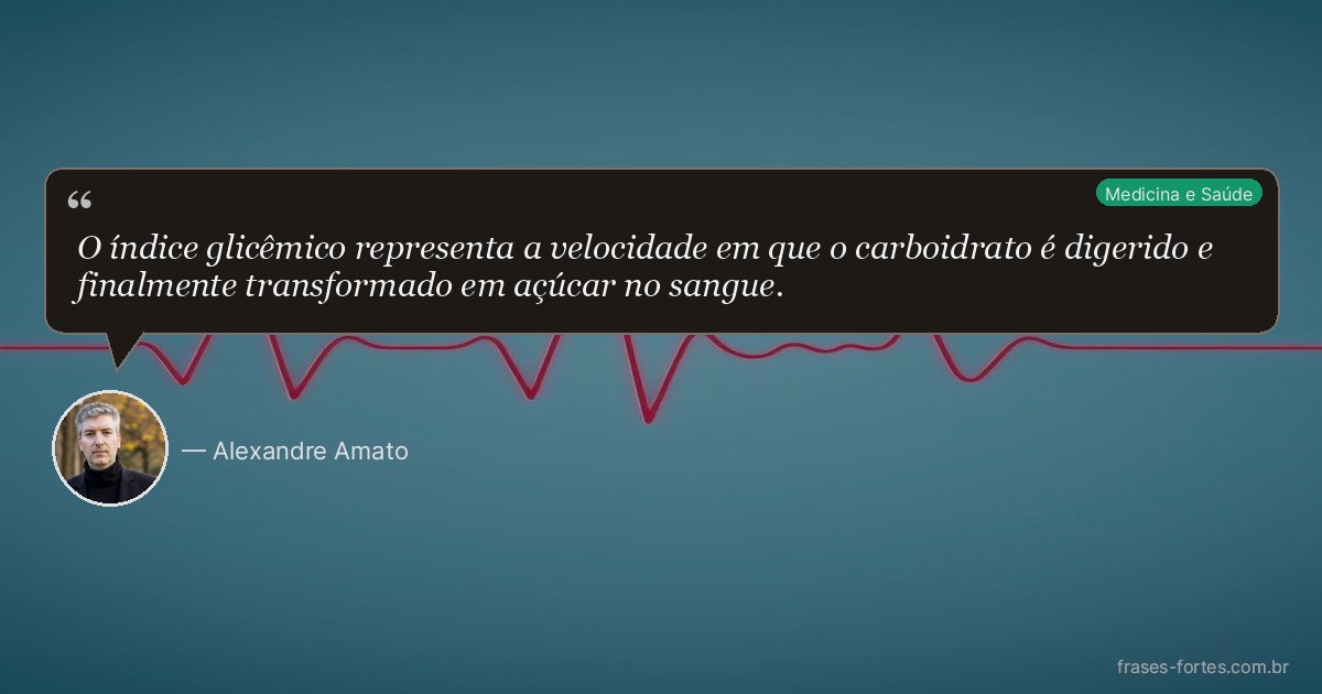 Frase de Alexandre Amato