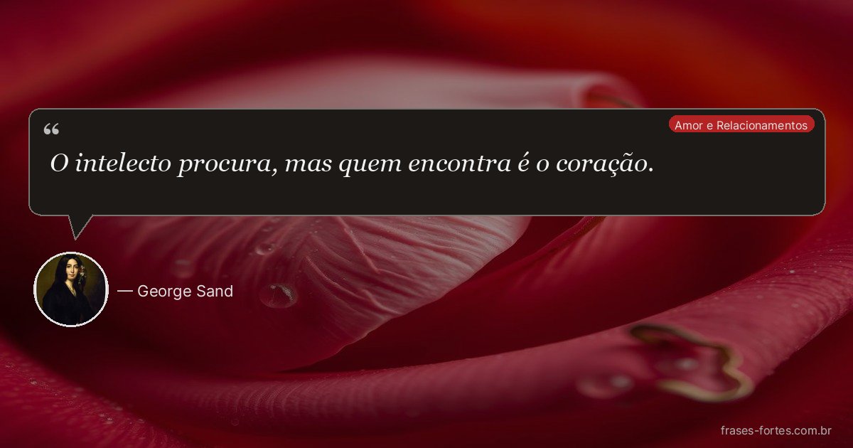Frase de George Sand