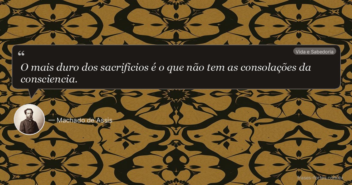 Frase de Machado de Assis
