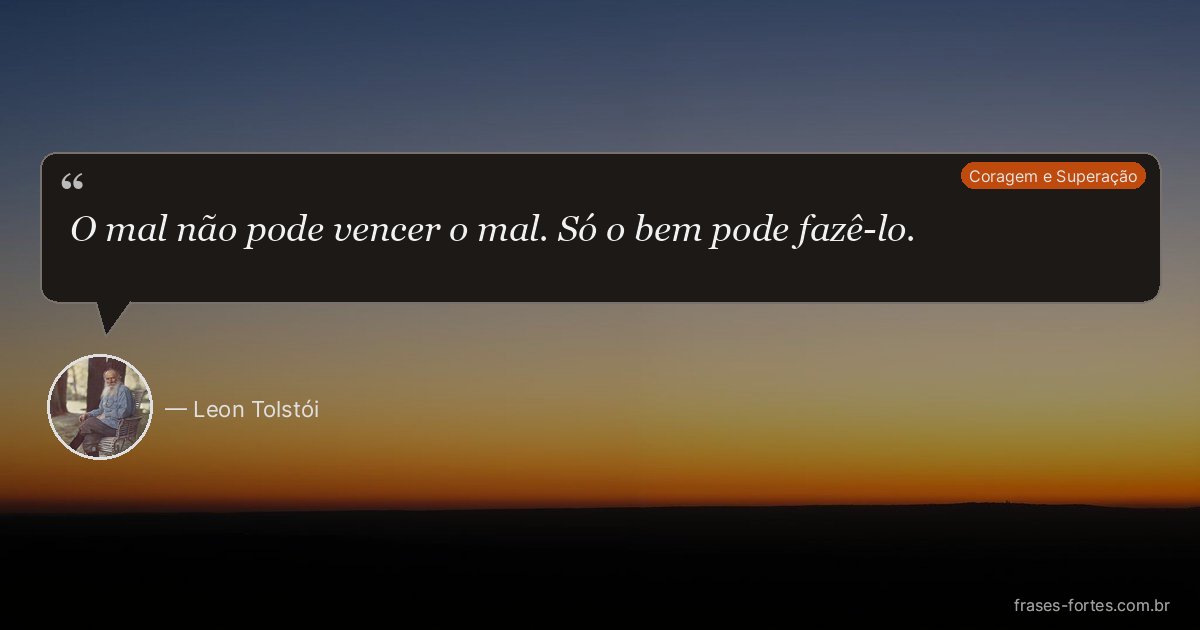 Frase de Leon Tolstói