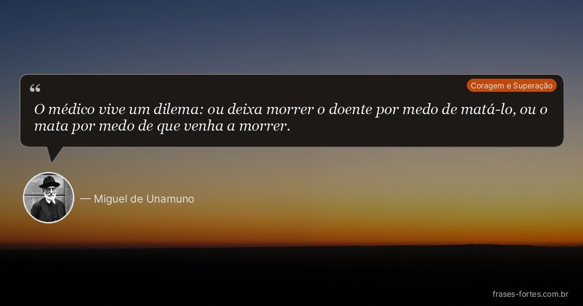 Frase de Miguel de Unamuno