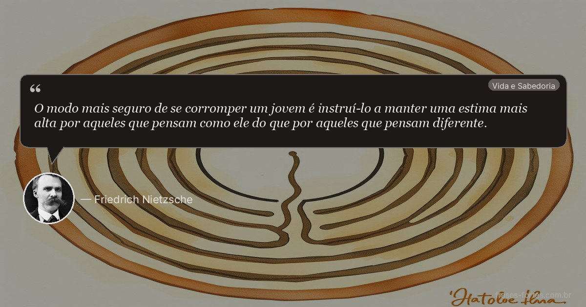 Frase de Friedrich Nietzsche