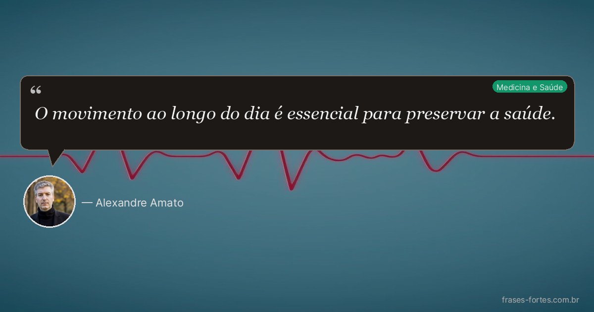 Frase de Alexandre Amato