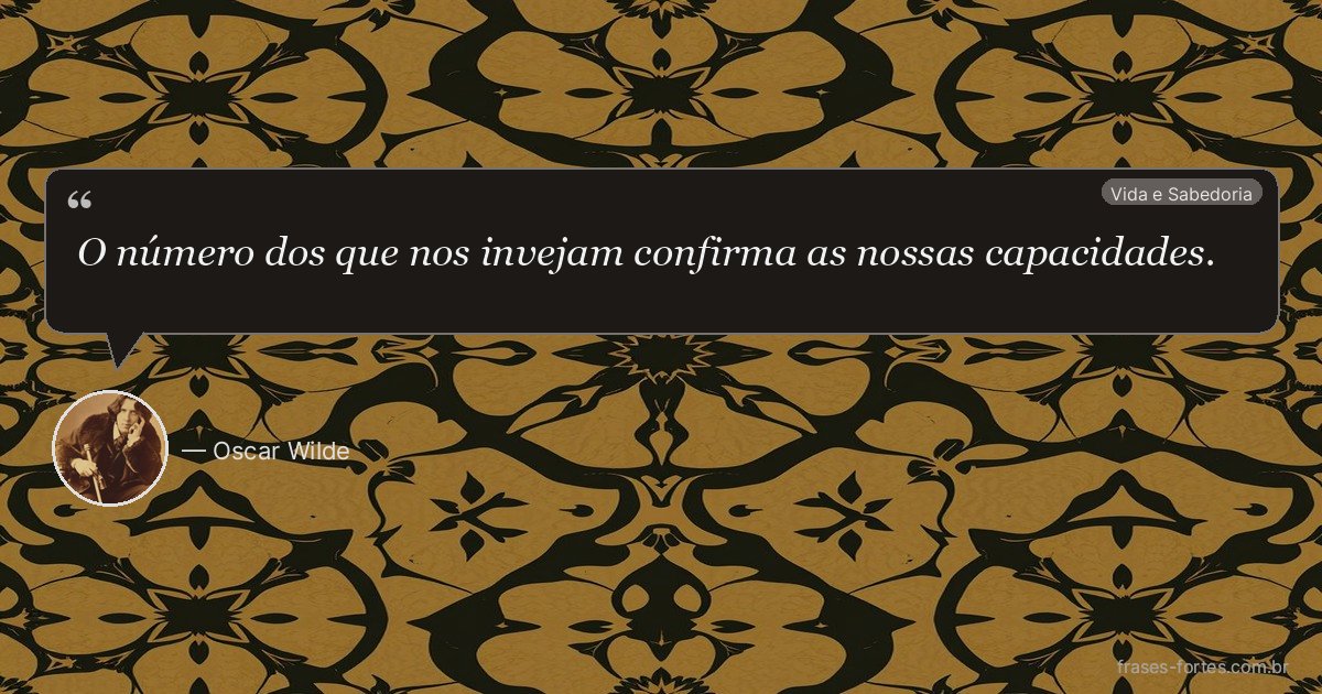 Frase de Oscar Wilde