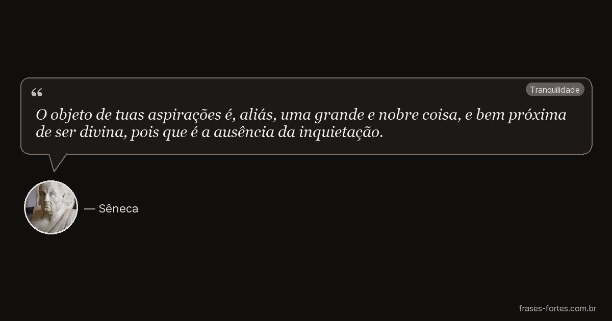 Frase de Sêneca