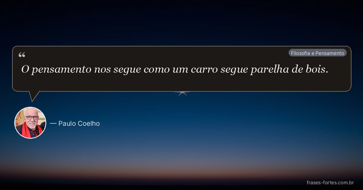 Frase de Paulo Coelho