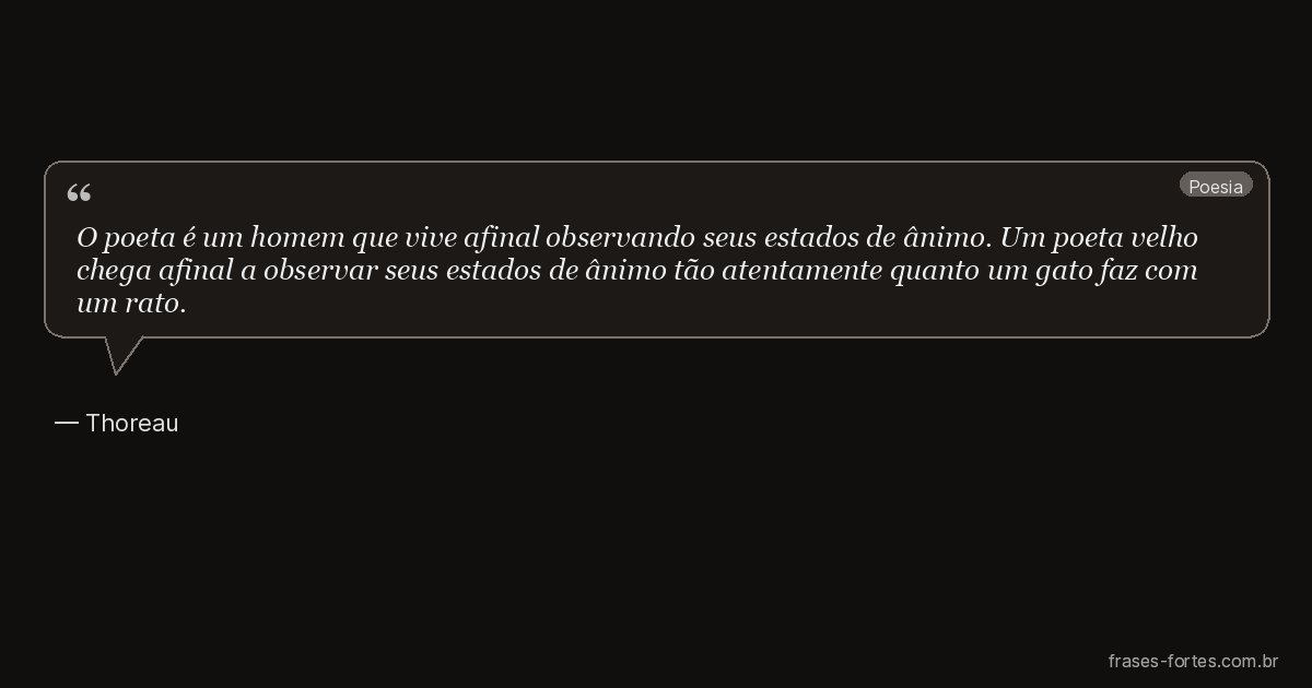 Frase de Thoreau