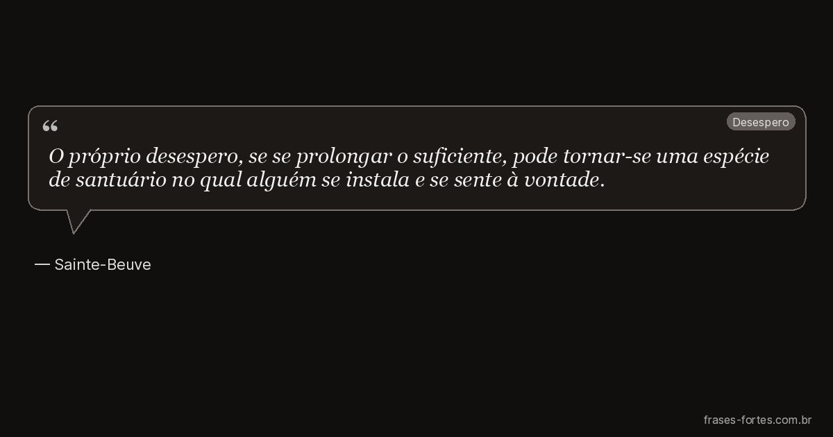 Frase de Sainte-Beuve
