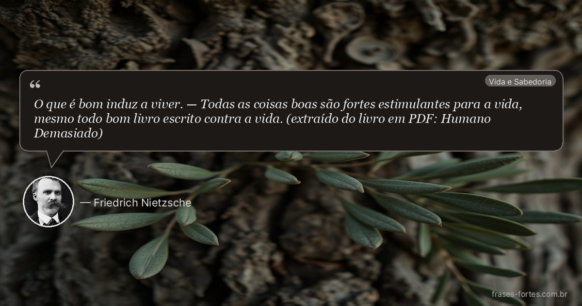 Frase de Friedrich Nietzsche