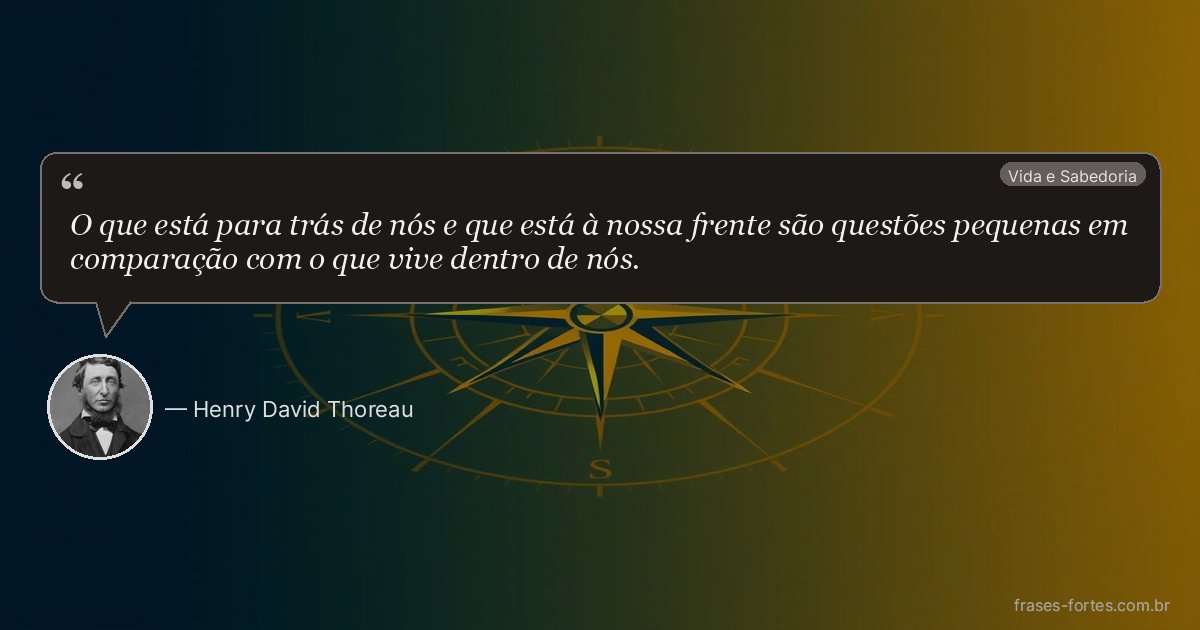 Frase de Henry David Thoreau