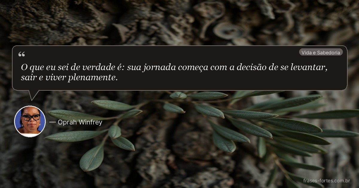 Frase de Oprah Winfrey