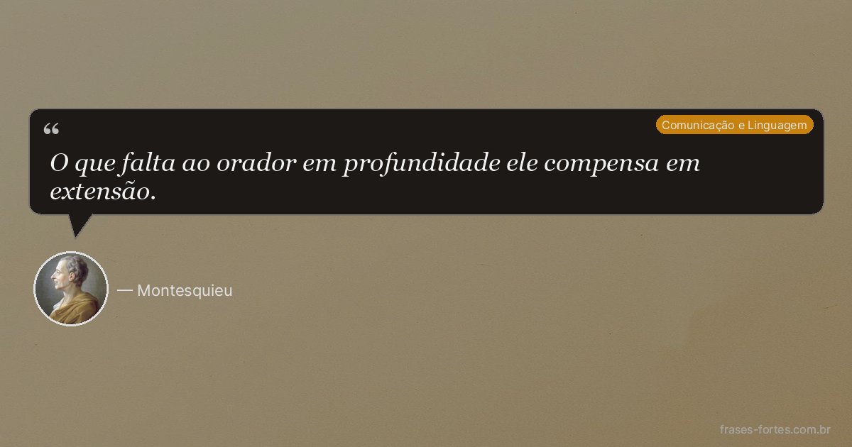 Frase de Montesquieu